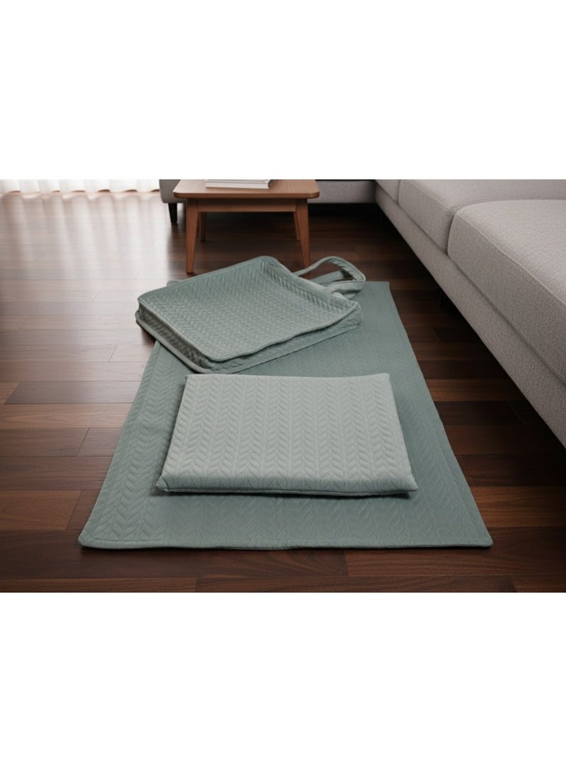Soft Foam Prayer Mat with Carry Bag & Extra Knee Protection Foam Insert - Single Pack (Assorted Color) - Image 3